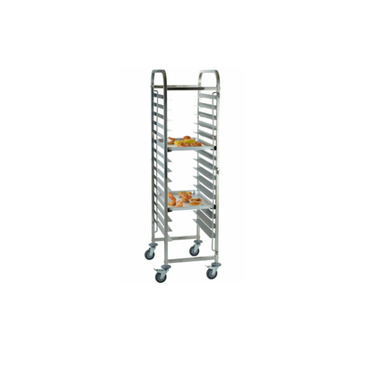 RK Bakeware China Foodservice NSF Bakery Cooling Rack Baking Tray Trolley Oven Rack مع 15 صينية