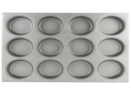 RK Bakeware China-Mackies Slicone Glazed Pecan Roll / Jumbo Muffin Pan