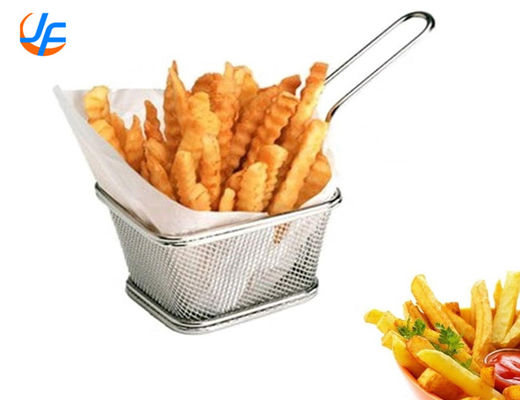 RK Bakeware China Foodservice NSF شبكة أسلاك الفولاذ المقاوم للصدأ حامل البطاطس المقلية سلة لرقائق البطاطس