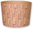 علبة خبز ورقية للاستخدام مرة واحدة مكونة من 15 قطعة من Panettone Natural Pan Mould