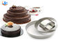 RK Bakeware China Foodservice NSF Birthday Cake Pan ، حلقات موس من الفولاذ المقاوم للصدأ