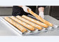 RK Bakeware China Foodservice NSF Australia Mackies 5 Flutes Nonstick Glazed Aluminium Baguette Baking Tray