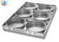 RK Bakeware China Foodservice Chicago Metallic 6 Straps Aluminium Round Cheese Cake Pan جليزد