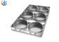 أدوات خبز RK China Foodservice Chicago Metallic Slicone Glazed Round Angle Cake / Cheese Cake Baking Tray Nonstick