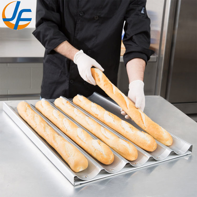 RK Bakeware China Foodservice NSF 600X400 / 18X26inch / 800X600 التجارية نونستيك الفرنسية الرغيف الفرنسي الخبز صينية الخبز