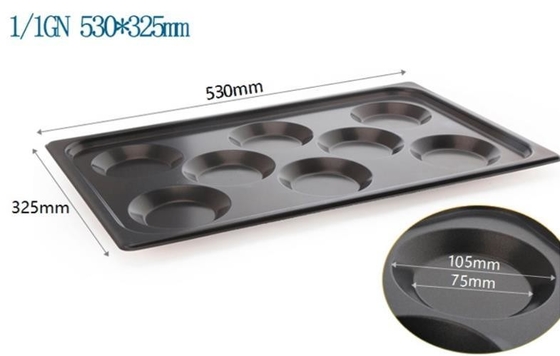 Rk Bakeware China-Rational Combi Oven Gastronorm Gn1 / 1 Aluminium Nonstick Burger Tray