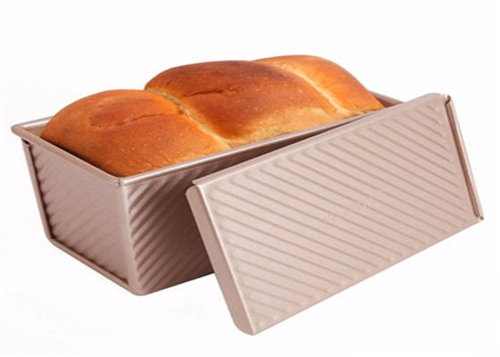 RK Bakeware China Foodservice NSF Gold Nonstick Aluminium Loaf Pans المموج رغيف عموم الخبز القصدير رغيف الخبز عموم
