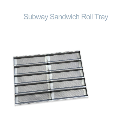 Rk Bakeware China Foodservice Custom Glazed Aluminium Subway Sub Roll Sandwich Tray