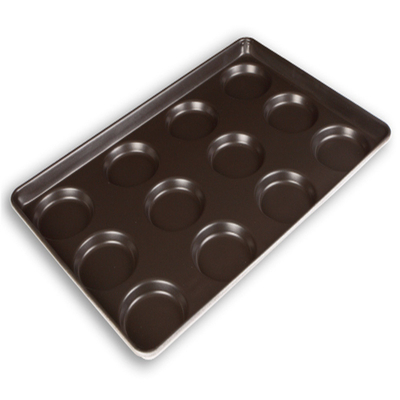 Rk Bakeware China Foodservice Nonstick Glazed Mini Crown Muffin Baking Pans للمخابز بالجملة