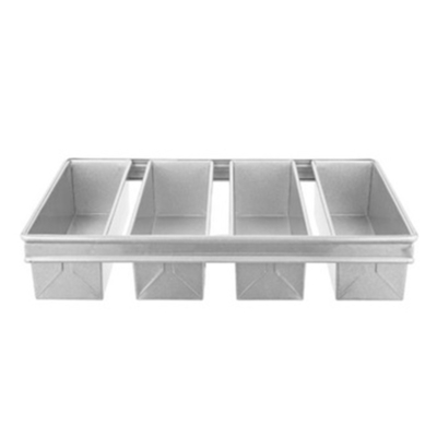Rk Bakeware Manufacturer China-Nonstick 4 Straps Rye Bread Pan Form
