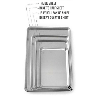 RK Bakeware China Foodservice NSF 18X26 بوصة 600X400 صينية خبز من الألومنيوم