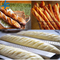 RK Bakeware China Foodservice NSF 10 Slots Glaze Aluminium Baguette Baking Tray