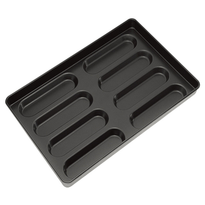 RK Bakeware الصين 18X26 بالحجم الكامل الألومنيوم المزجج الرغيف الفرنسي الخبز صينية الخبز