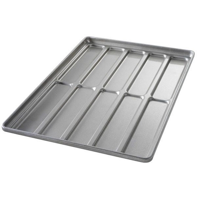 RK Bakeware China Foodservice NSF 0215 المزجج بالألمنيوم الصلب المدور نهاية Hoagie كعكة عموم همبرغر كعكة الخبز صينية