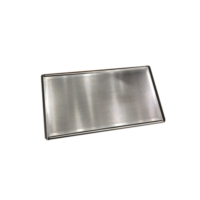 Rk Bakeware China-3 جوانب من الألومنيوم مثقبة للخبز غير لاصقة مغطاة - 18 و 16 بوصة