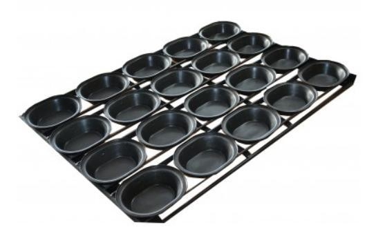 RK Bakeware China Foodservice NSF البيضاوي 180 جرام صينية فطيرة المعجنات