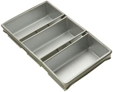 Rk Bakeware China Foodservice 906925 أدوات خبز تجارية 6 أشرطة صينية خبز فضية