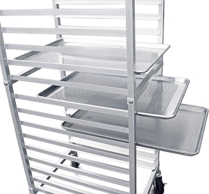 Rk Bakeware China Foodservice 36527 Commercial 10 Tier Aluminium Sheet Pan Rack Bun Pan Rack