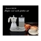 جهاز طهي إسبريسو كابتشينو 2 في 1 أوتوماتيكي مع مجموعة هدايا صانع رغوة الحليب وصانع القهوة الكهربائية ومجموعة صانعة رغوة الحليب