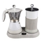 ماكينة صنع قهوة الموكا الكهربائية من الألومنيوم 3 أكواب مزودة بخاصية الإغلاق التلقائي لماكينة صنع القهوة البلاستيكية Moka Express Cofeemaker