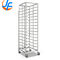 RK Bakeware China-Commercial Catering الفولاذ المقاوم للصدأ Gastronorm Food Tray Rack Trolley GN1 / 1