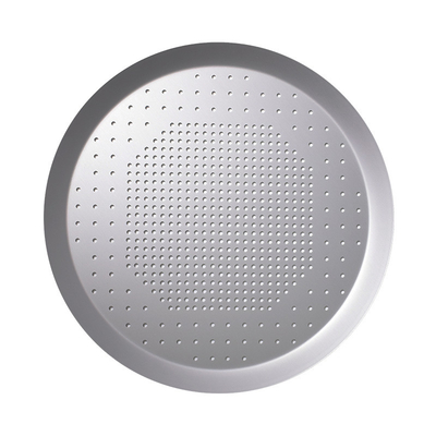 RK Bakeware China-Hard Coat Anodized Perforated Thin Crust Pizza Pan for Pizza hut