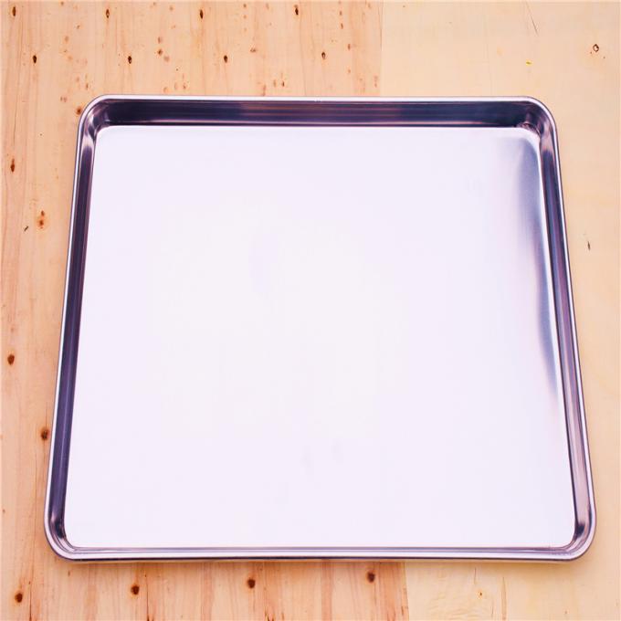 Rk Bakeware China-40694 Stayflat Full Size 16 Gauge 17 7/8&quot; X 25 13/16&quot; Wire in Rim Aluminum Sheet Pan