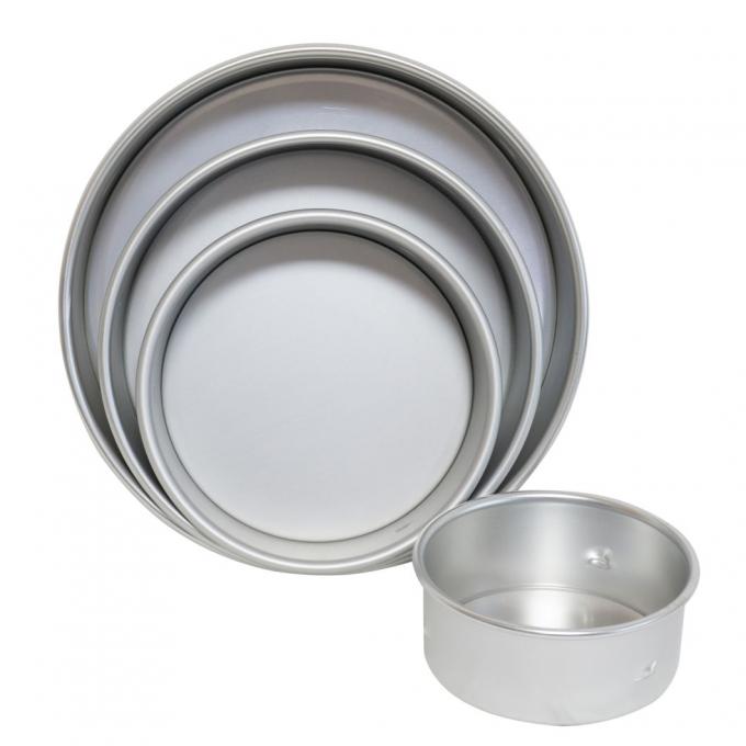 RK Bakeware China Foodservice NSF 0215 المزجج بالألمنيوم الصلب المدور نهاية Hoagie كعكة عموم همبرغر كعكة الخبز صينية 6